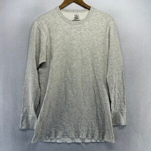 Vintage Duofold Thermal Shirt Mens medium Tall Base Layer Long Sleeve Wool Blend